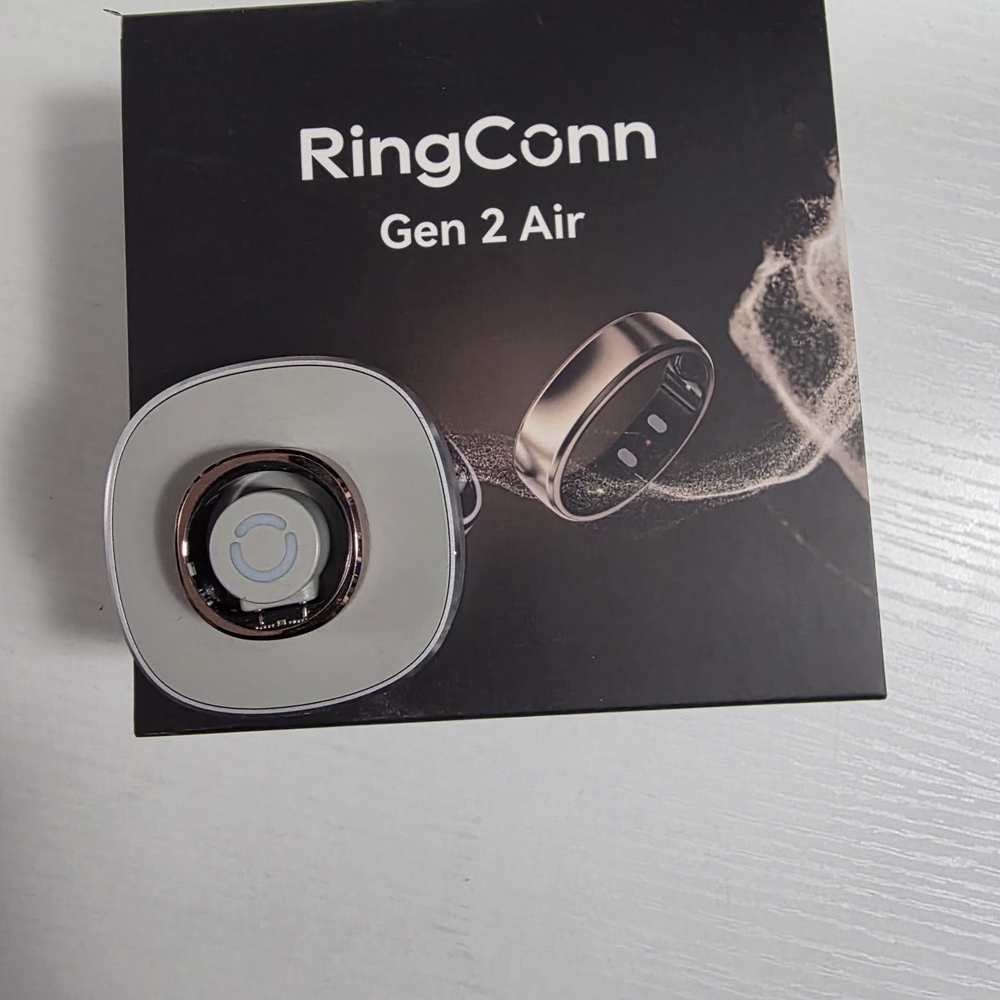 RingConn Gen 2 Air Smart Ring Charger - Size 8